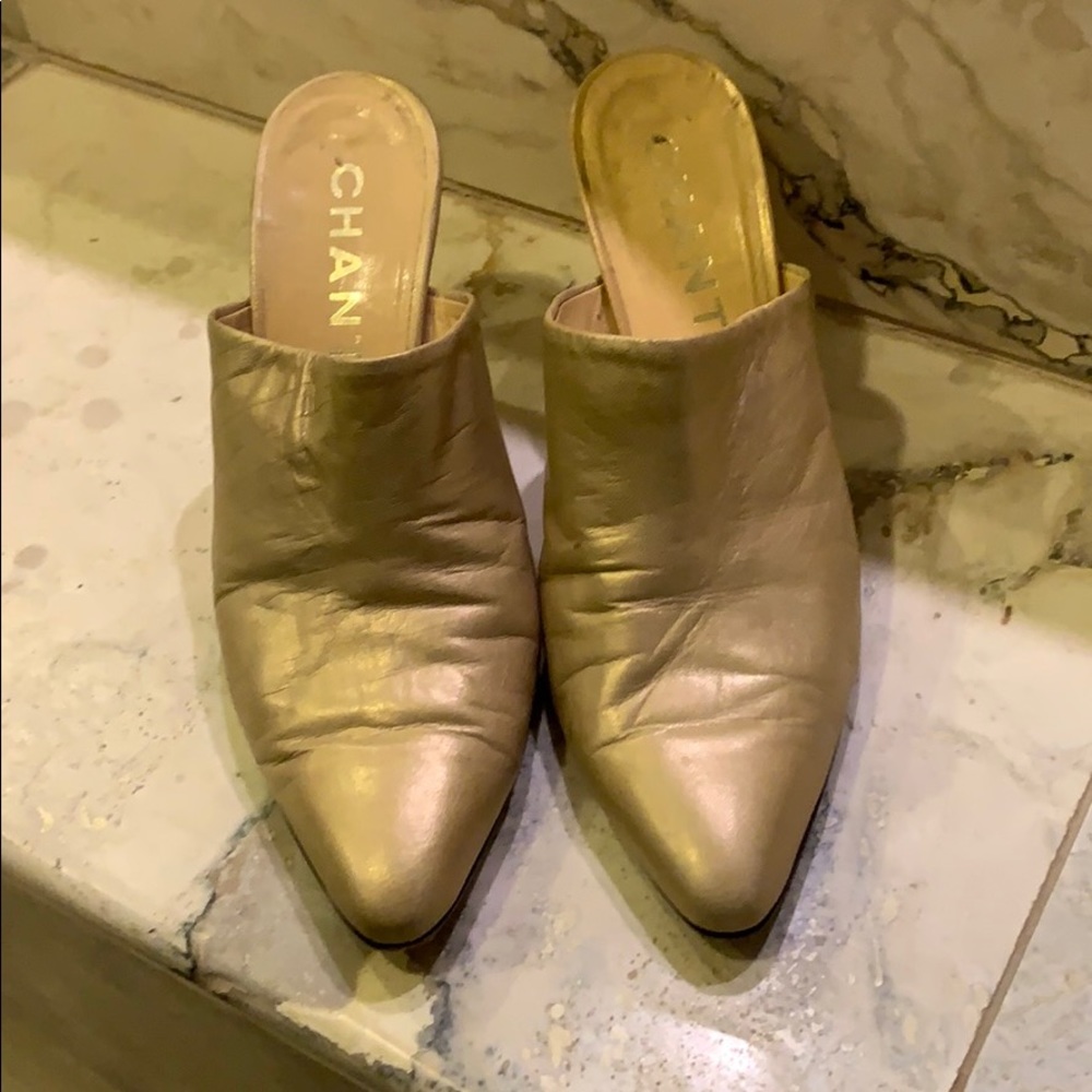 Chantal Leather Mules